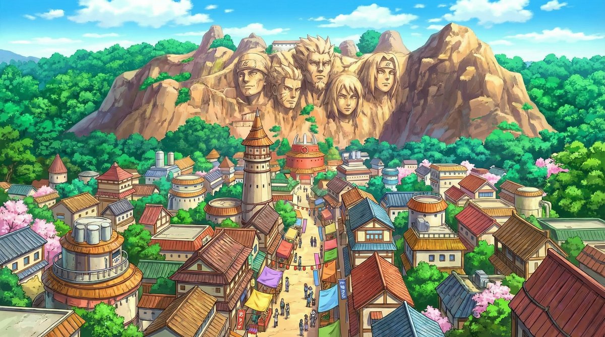 极乐禁地社区动漫-木叶风景